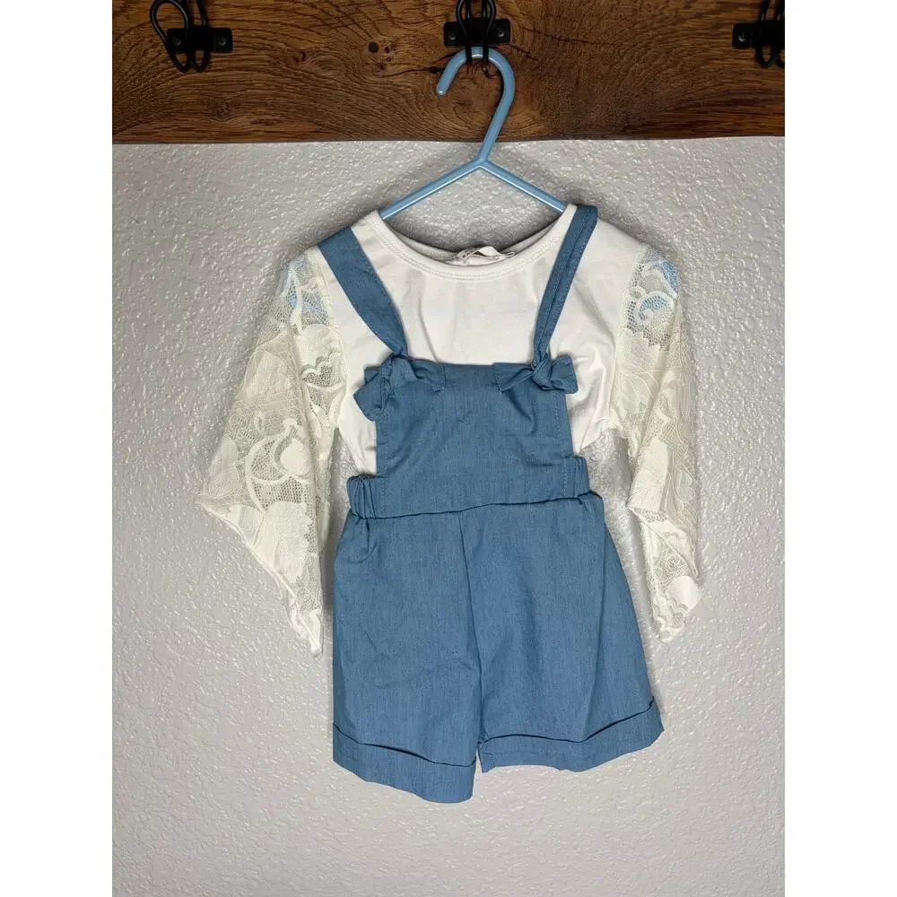 NWT AND NWOT Boutique Dresses Toddler Girls size 3t Blue Preppy Style